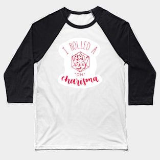 Nat 20 Charisma Baseball T-Shirt